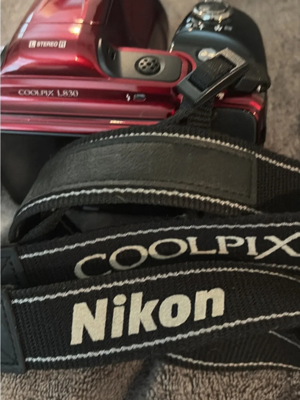 Nikon Red Compact Bridge Camera with 34x Optical Zoom